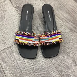 Details Beaded Kitten Heels Size 7.5B
